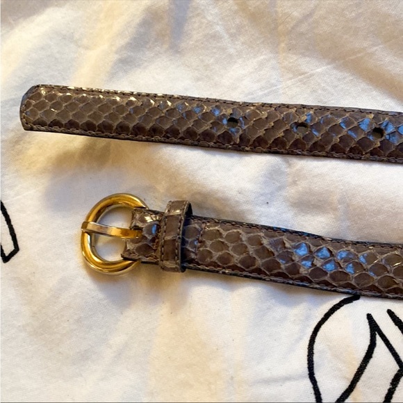 Accessories - Genuine snakeskin belt - vintage